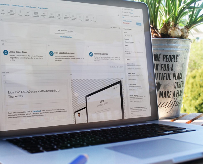 صفحه ساز پیشرفته